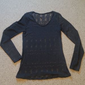 Long Sleeve Lace Shirt